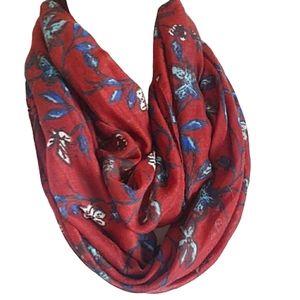 Floral infinity scarf